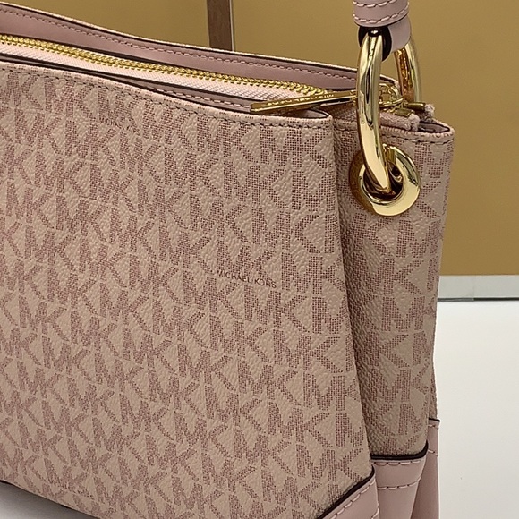 MICHAEL KORS NICOLE LG TRIPLE COMPARTMENT CROSSBODY - Picture 13 of 16